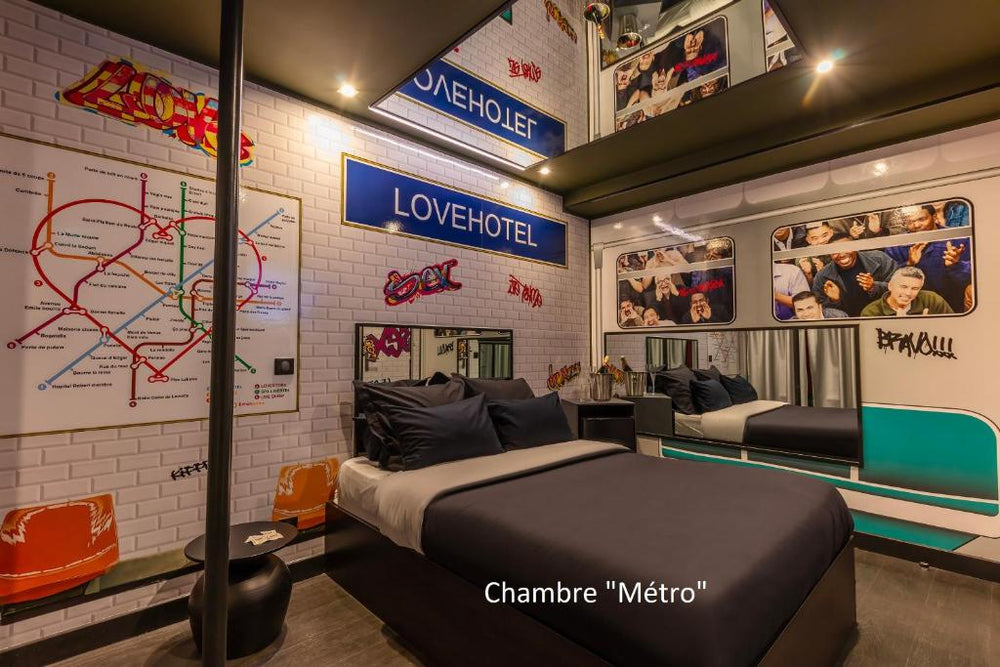 Love Hôtel avec nuit insolite au Dandy et Jacuzzi privatisé - Paris5 de Love Hôtel avec nuit insolite au Dandy et Jacuzzi privatisé