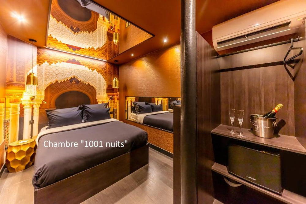 Love Hôtel avec nuit insolite au Dandy et Jacuzzi privatisé - Paris14 de Love Hôtel avec nuit insolite au Dandy et Jacuzzi privatisé
