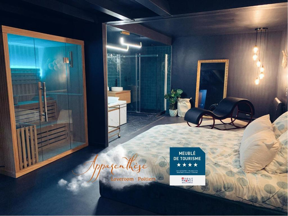 Apparenthèse Love Room Jacuzzi Sauna - Poitiers21 de Apparenthèse Love Room Jacuzzi Sauna