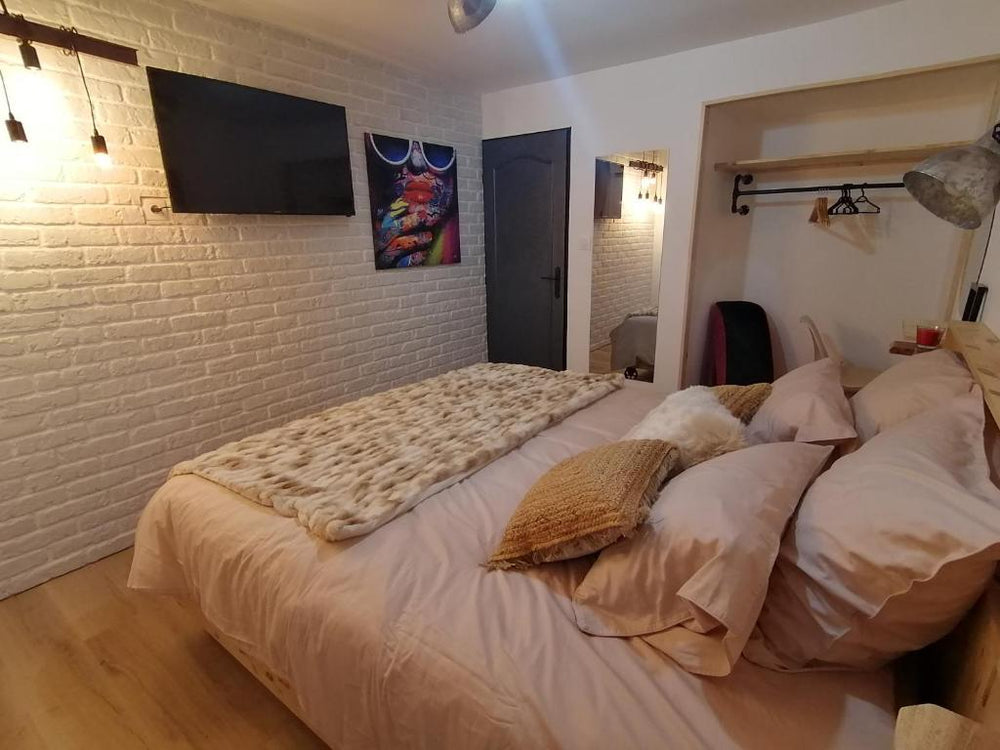 Gîtes déco pop et chaleureuse avec jacuzzi, sauna, piece coquine6 de Gîtes déco pop et chaleureuse avec jacuzzi, sauna, piece coquine