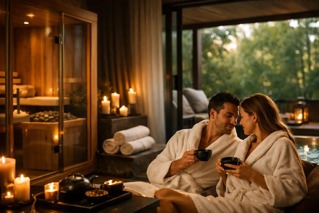 Hébergement avec sauna privatif à deux
