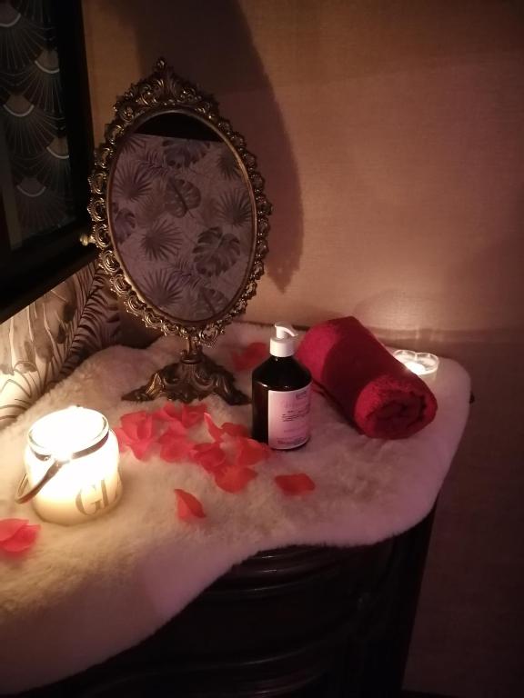 Romantisme et glamour avec spa ,jardin proche zénith - Dijon13 de Romantisme et glamour avec spa ,jardin proche zénith
