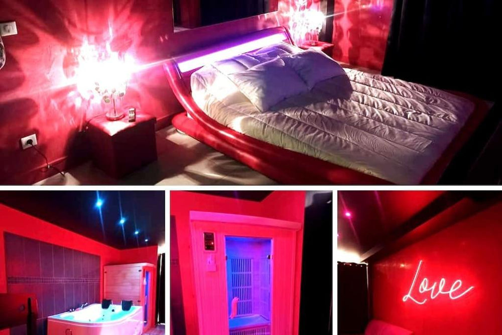 Appartement balnéo et sauna privés The Red Room - Mauguio4 de Appartement balnéo et sauna privés The Red Room
