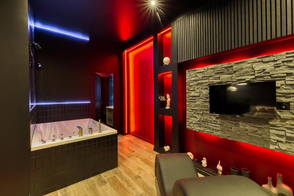 Suite Deluxe - Jacuzzi - Melun17 de Suite Deluxe - Jacuzzi
