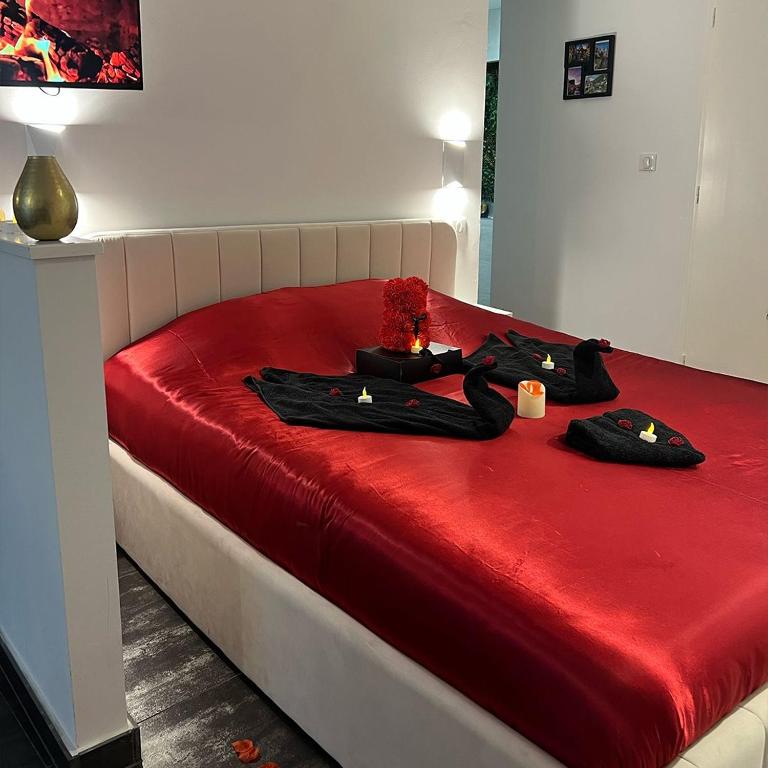 Love room: Aux plaisirs des sens jacuzzi privé - Barr4 de Love room: Aux plaisirs des sens jacuzzi privé
