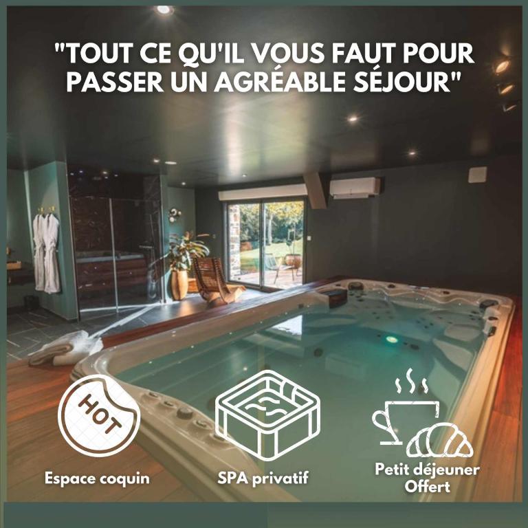 Love gite avec Spa nage privatif et espace coquin - Le Secret de l'Elixir - Argentré-du-Plessis18 de Love gite avec Spa nage privatif et espace coquin - Le Secret de l'Elixir
