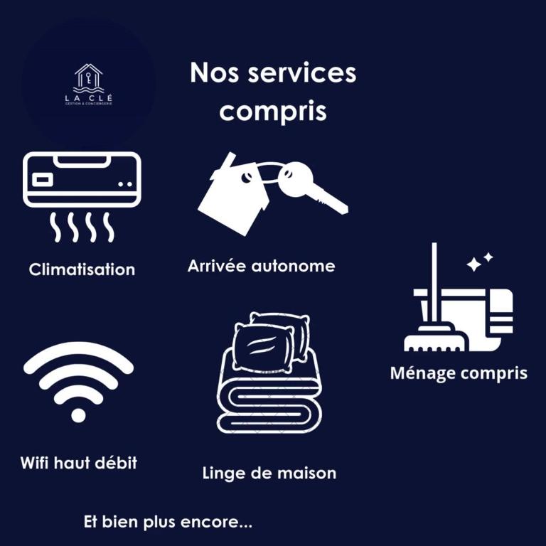 La Clé - Studi Osé - Clim - Baignoire à Bulles - Wifi - Toulon2 de La Clé - Studi Osé - Clim - Baignoire à Bulles - Wifi
