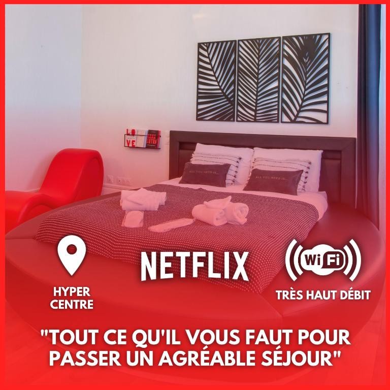 L'Hyper Centre - Netflix & Wifi - Literie Haut de Gamme - check-in 24H24 - GoodMarning - Châlons-en-Champagne12 de L'Hyper Centre - Netflix & Wifi - Literie Haut de Gamme - check-in 24H24 - GoodMarning
