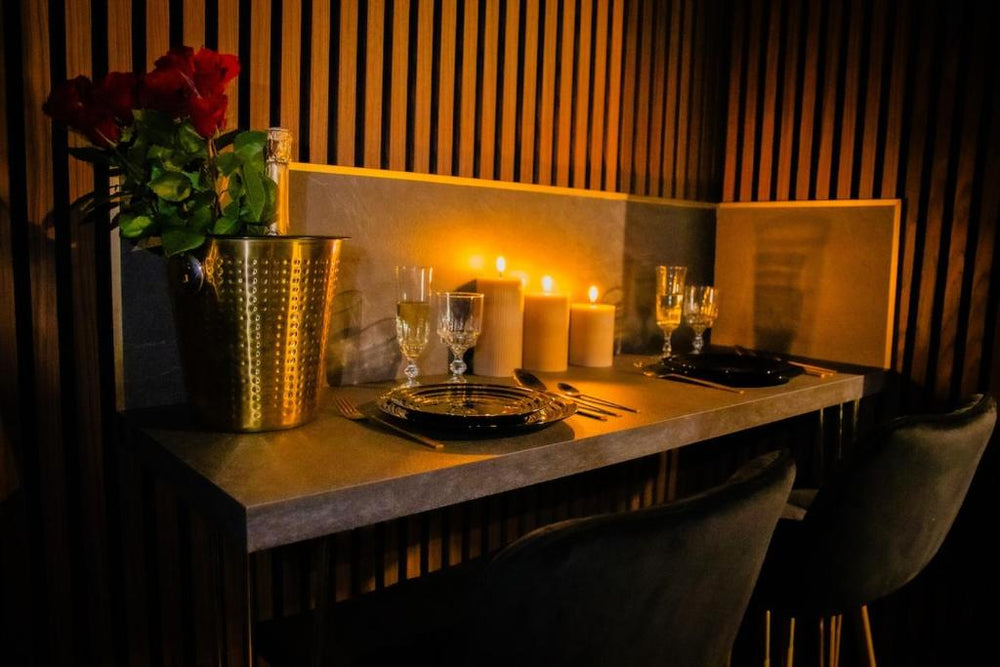 L'Aphrodite, Suite de LUXE - Love room - JACUZZI - Homécourt6 de L'Aphrodite, Suite de LUXE - Love room - JACUZZI
