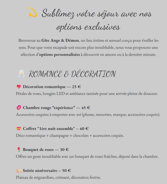 Gîte Ange ou Démon, jacuzzi, sauna, love room, location à la journée - Benfeld21 de Gîte Ange ou Démon, jacuzzi, sauna, love room, location à la journée
