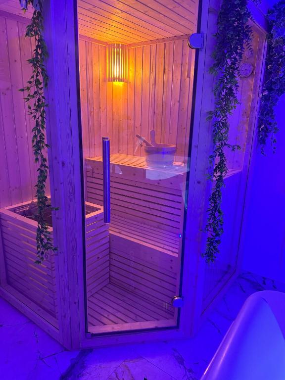 Loveroom de luxe avec jacuzzi sauna vapeur écran 300 cm1 de Loveroom de luxe avec jacuzzi sauna vapeur écran 300 cm
